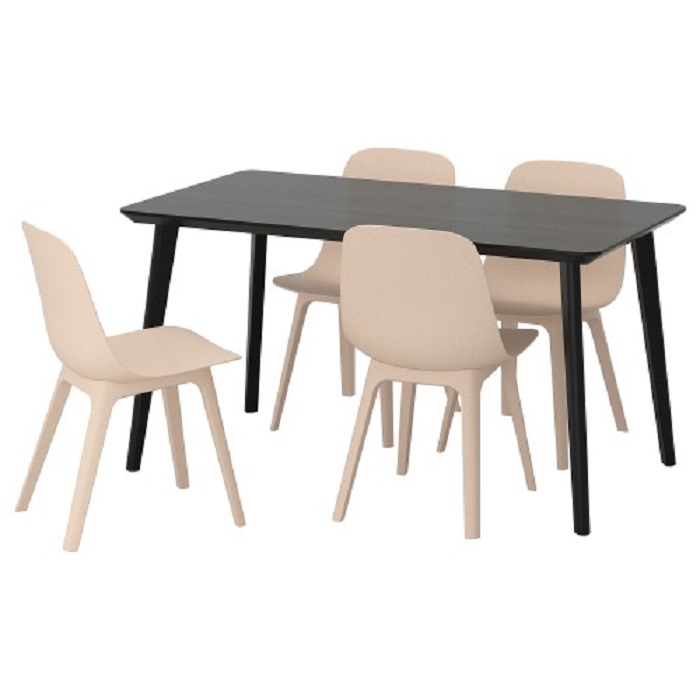 שולחן וארבע כיסאות LISABO/ODGER