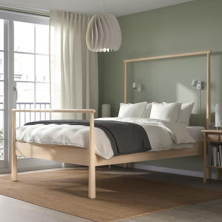 מיטת עץ בעיצוב נקי | ikea