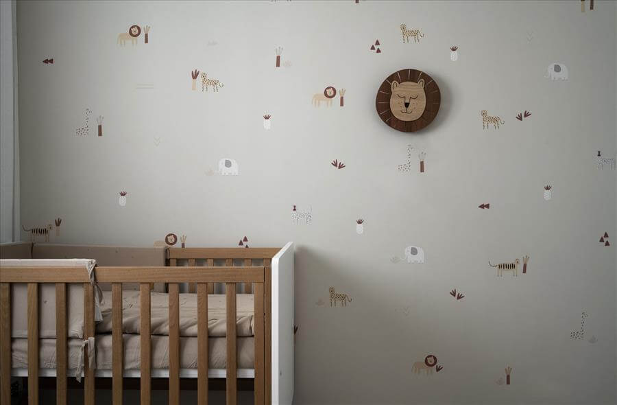מדבקות קיר מתוקות בחדר התינוקות