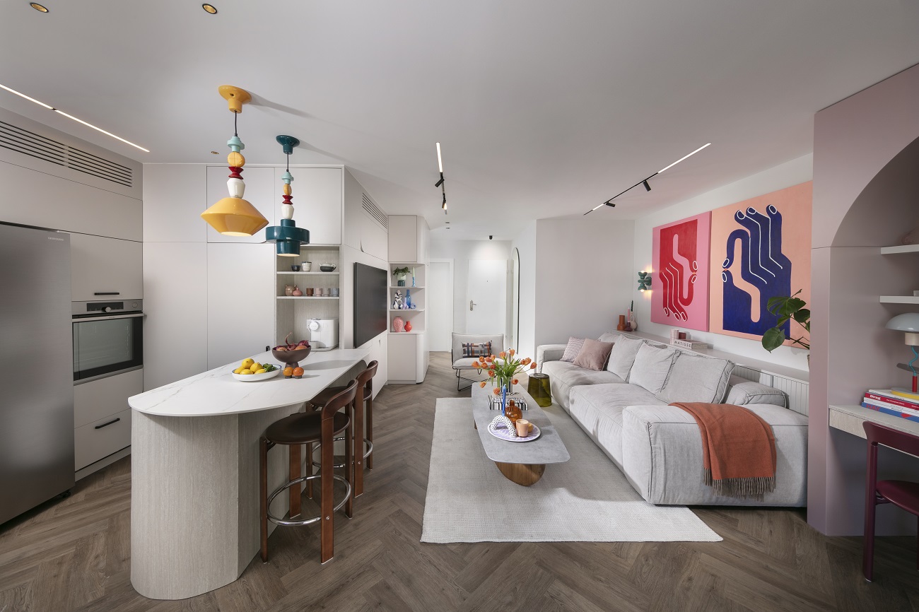 אנרגיה יצירתית בדירת 60 מ