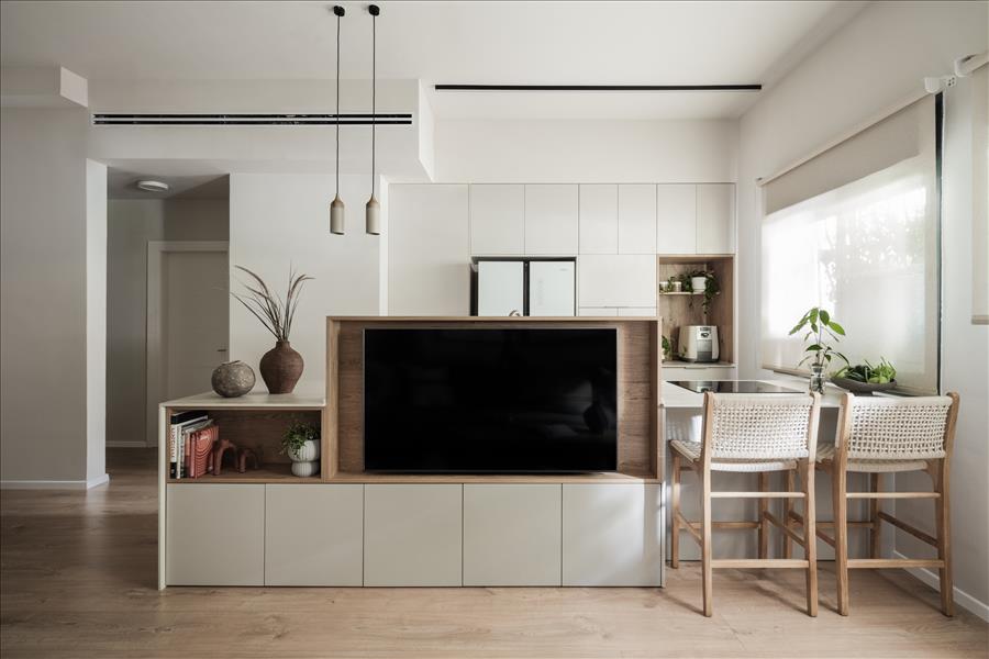 אי משולב עם מקום לטלוויזיה