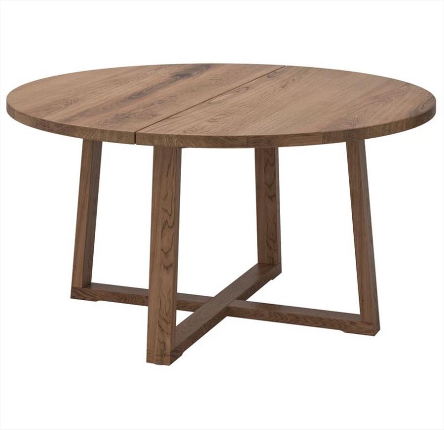 שולחן אוכל עגול נפתח MÖRBYLÅNGA