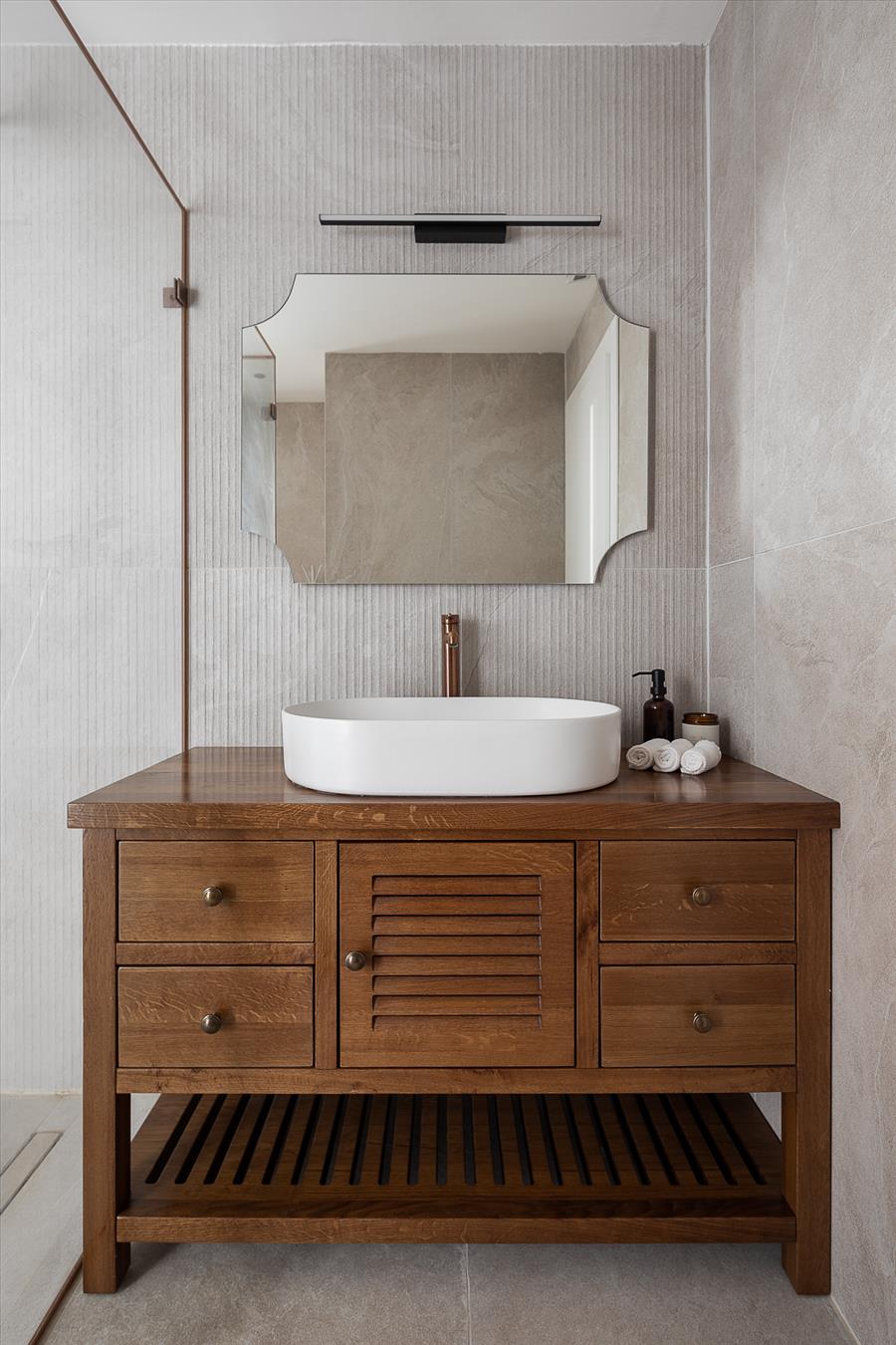 מראה נקי, רגוע ועל זמני. 