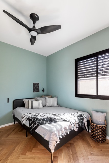 כל חדר קיבל אופי ייחודי 