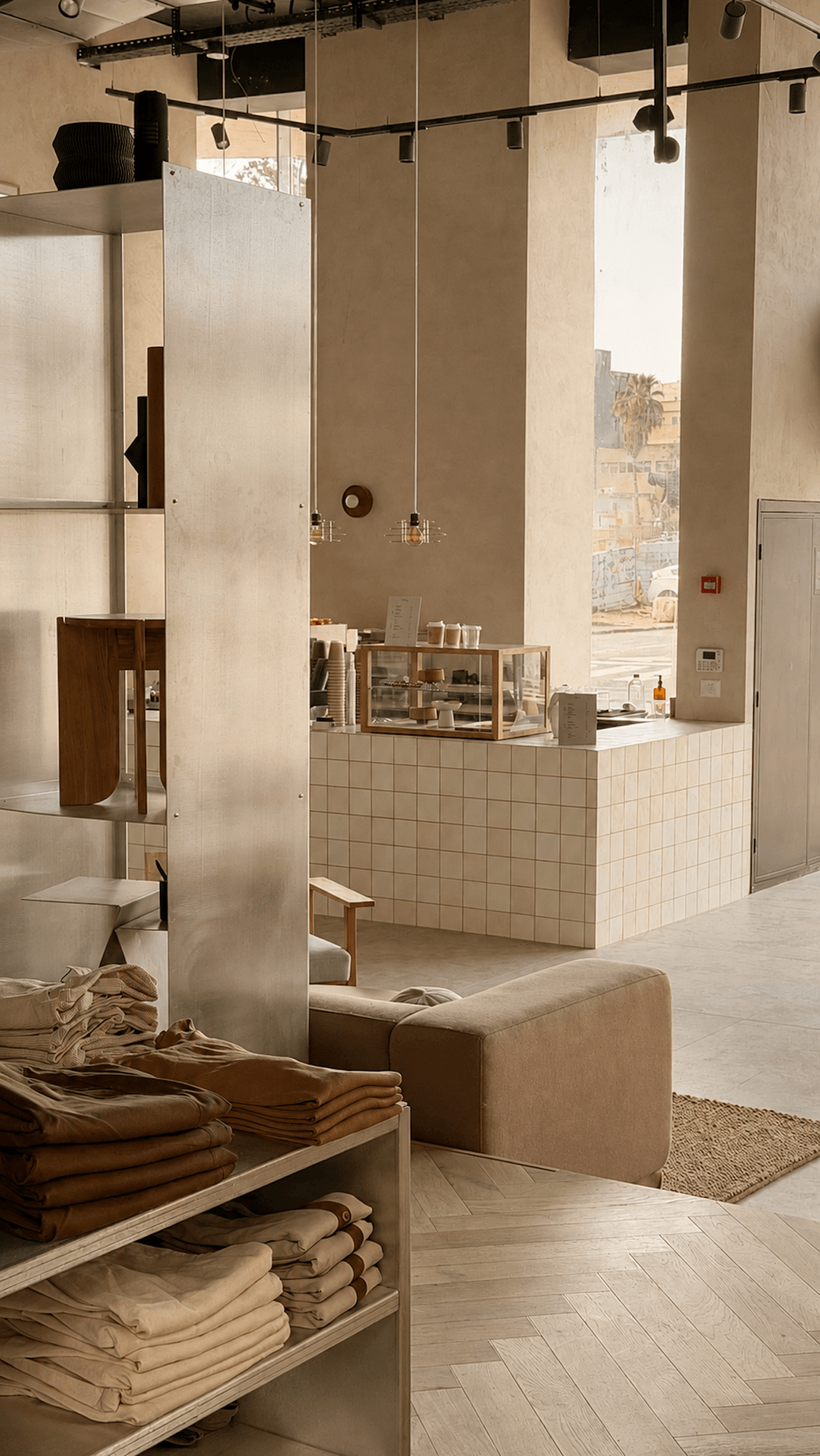 בית קפה בתל אביב בעיצוב נורדי סקנדינבי